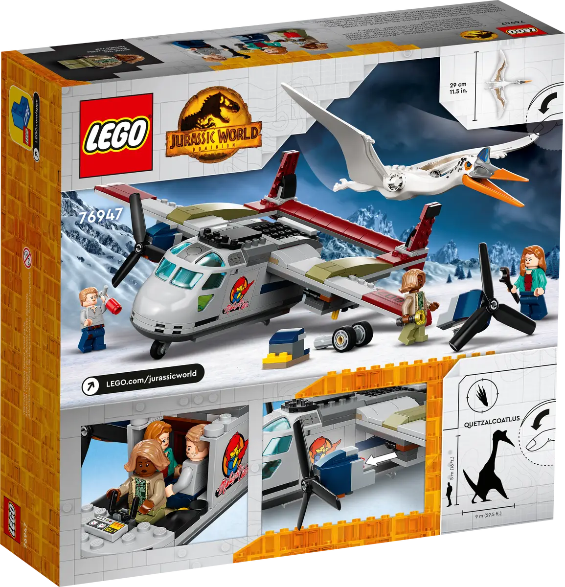LEGO Jurassic World 76947 Quetzalcoatlus Plane Ambush
