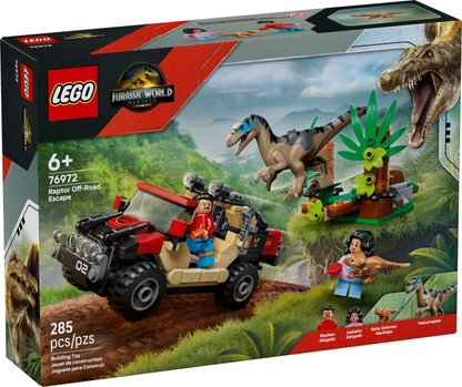LEGO Jurassic World 76972 Raptor Off-Road Escape