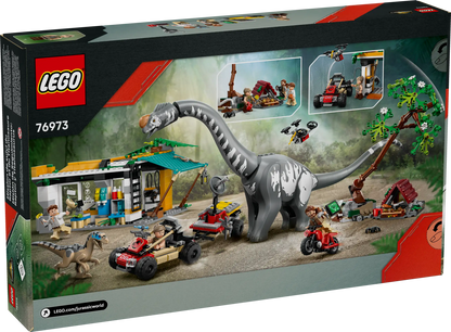 LEGO Jurassic World 76973 Raptor & Titanosaurus Tracking Mission