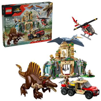 LEGO Jurassic World 76976 Spinosaurus & Quetzalcoatlus Air Mission