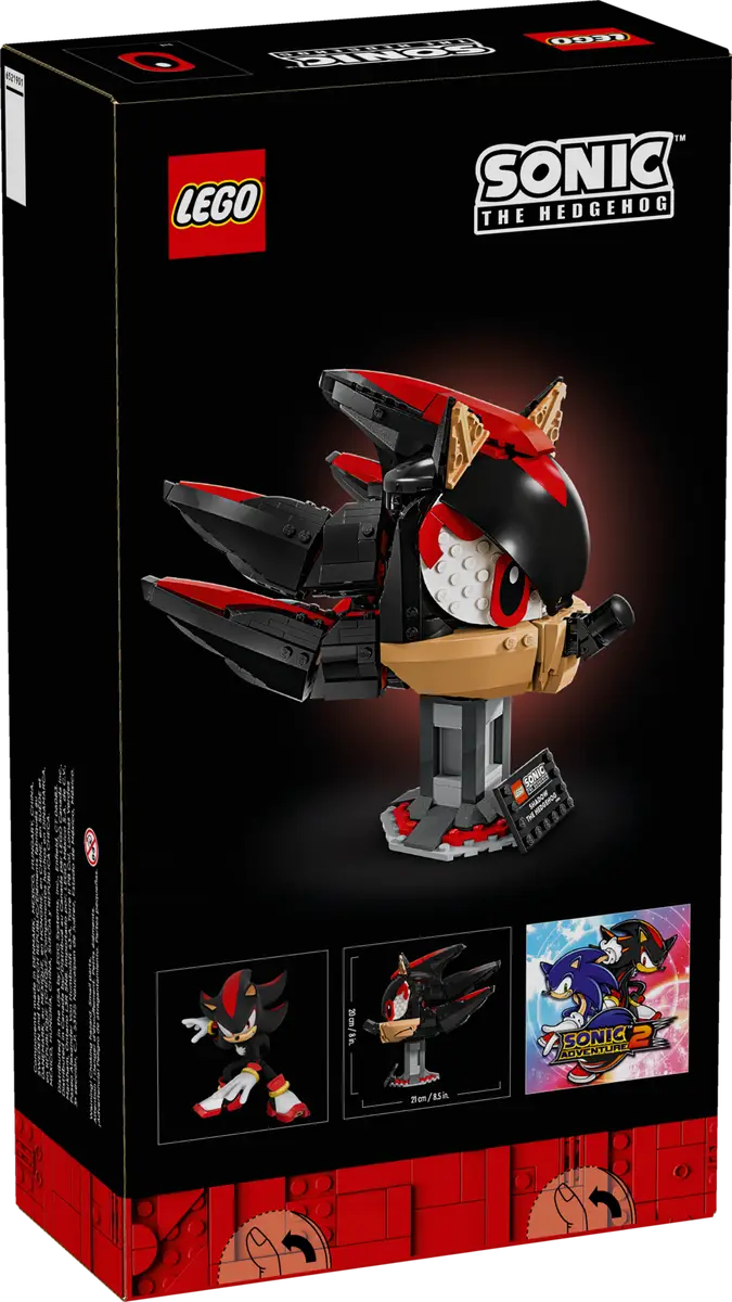LEGO Sonic The Hedgehog 77000 Shadow Bust