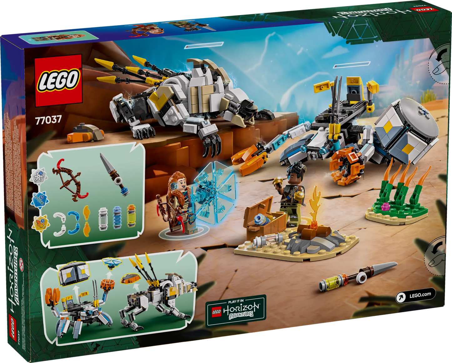 LEGO Horizon Adventures 77037 Aloy & Varl vs. Shell-Walker & Sawtooth