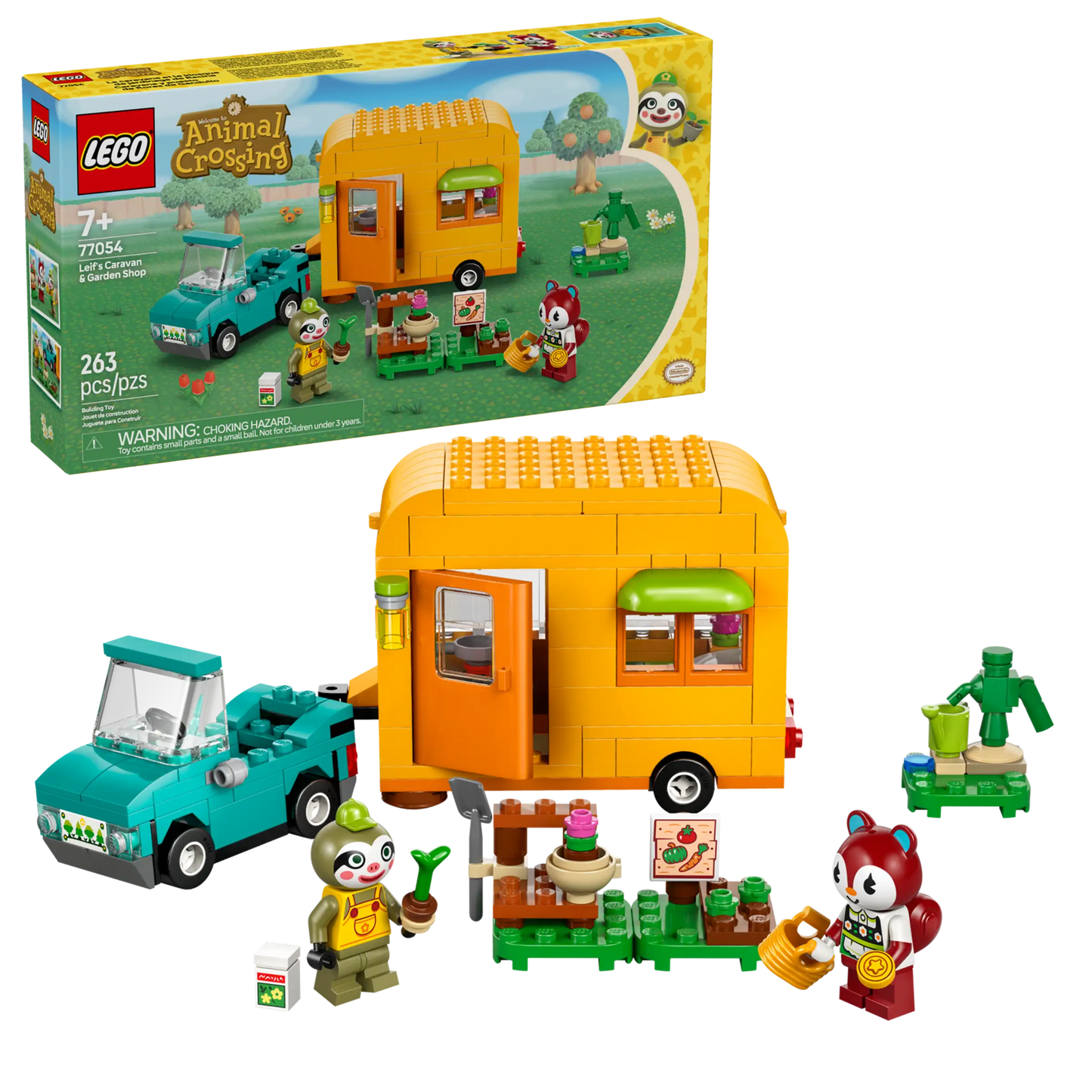LEGO Animal Crossing 77054 Leif's Caravan & Garden Shop