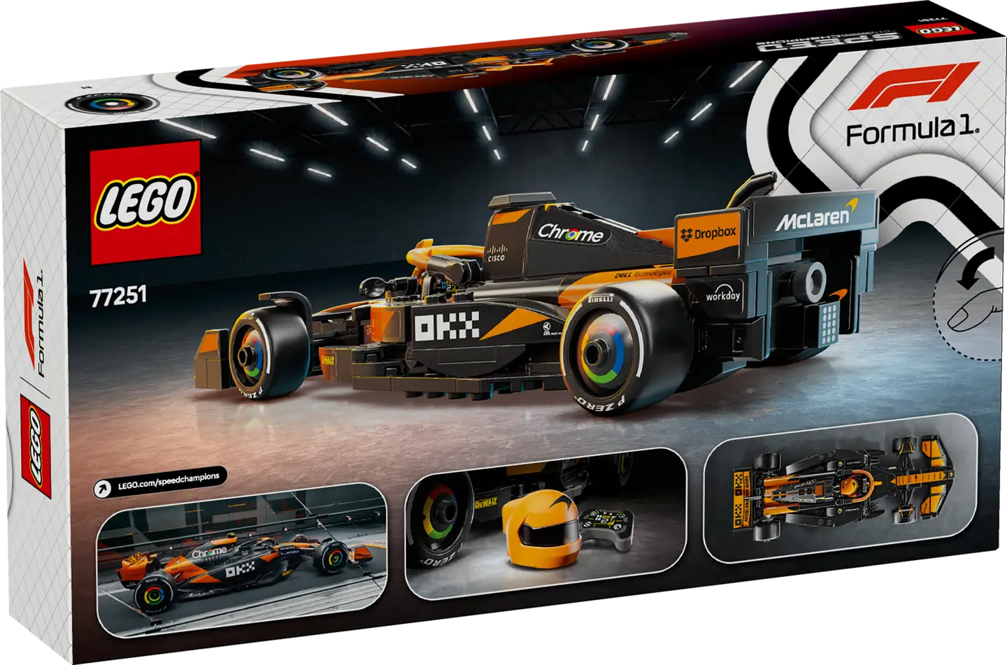 LEGO Speed Champions 77251 McLaren F1 Team MCL38