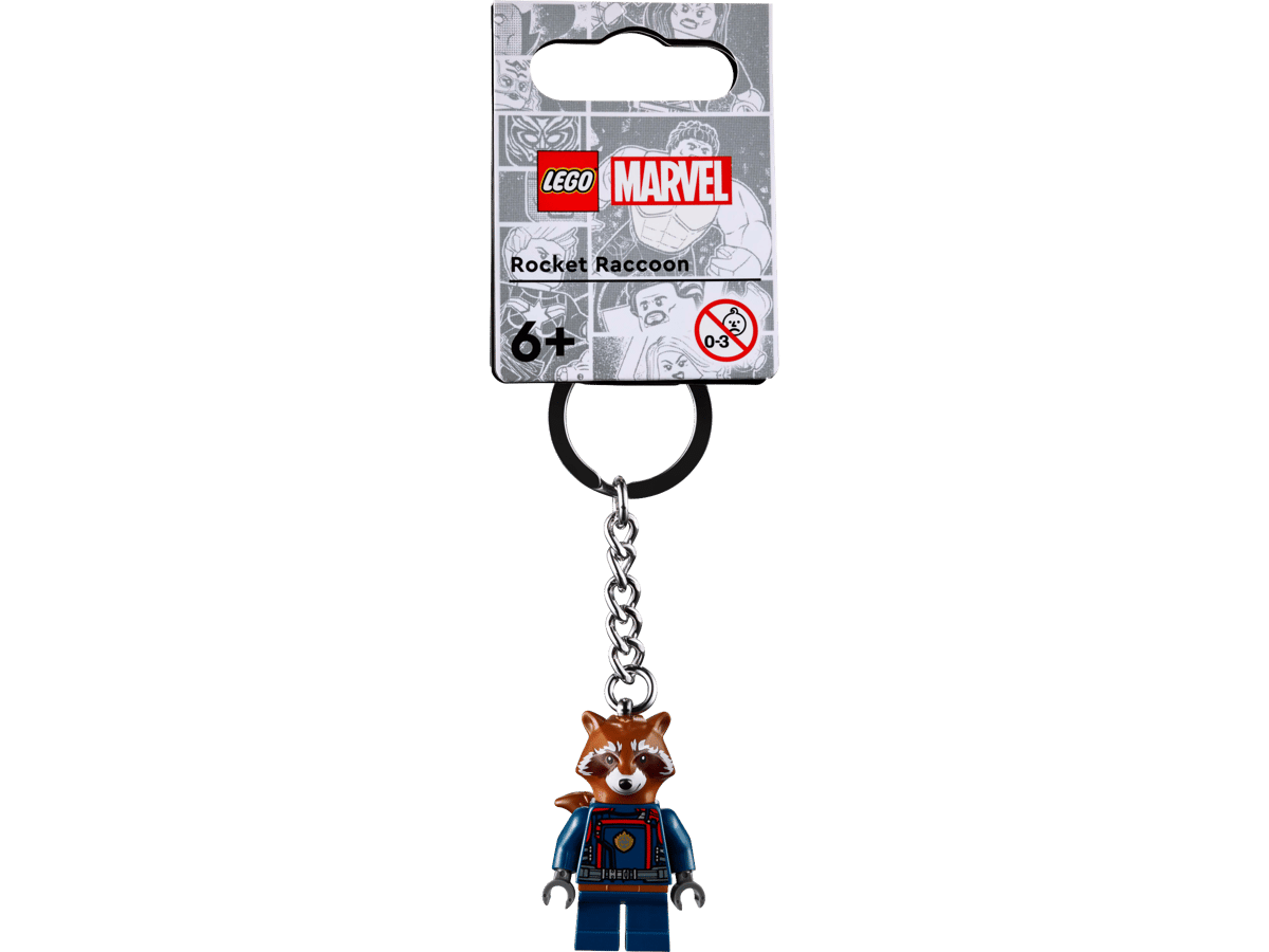 LEGO Marvel 854296 Rocket Raccoon Keychain