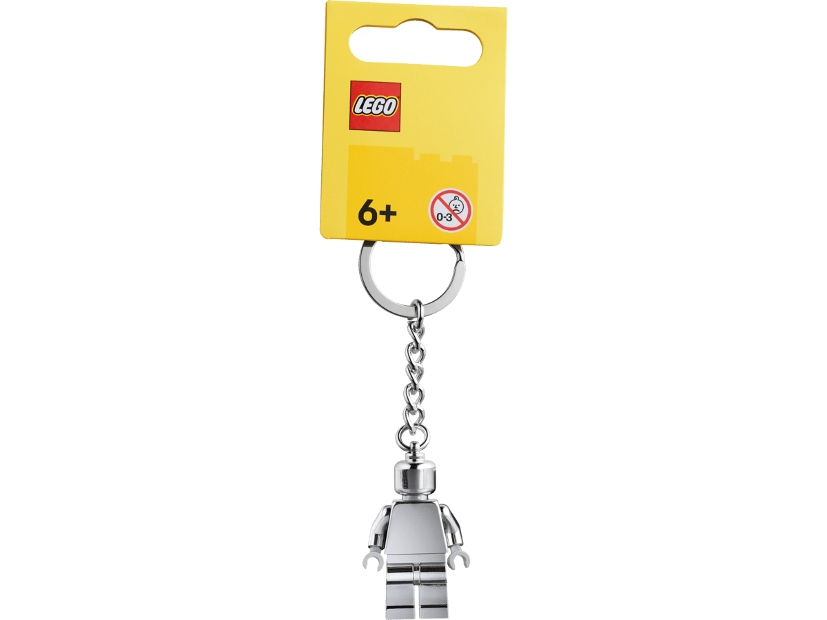 LEGO 854305 Silver Minifigure Keychain