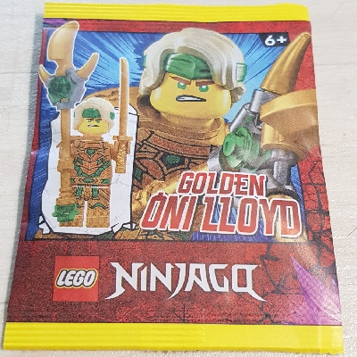 LEGO Ninjago 892297 Golden Oni Lloyd Minifigure Paper Bag