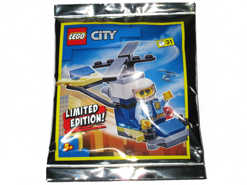 LEGO City 952101 Police and Helicopter Foil Pack *European Exclusive*