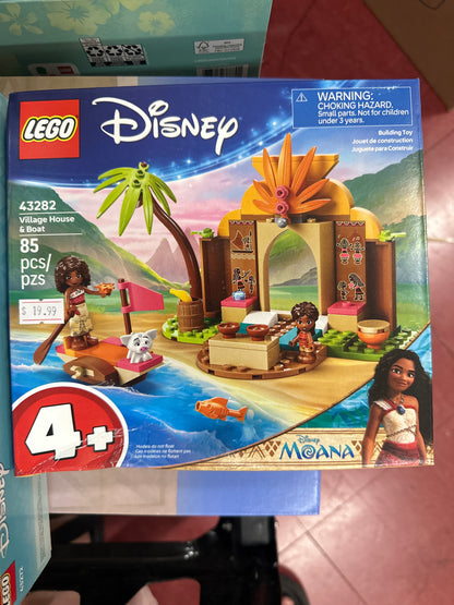 LEGO Disney 43282 Moana Village House & Boat