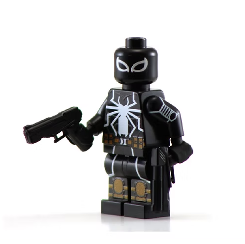 Agent Toxin - BigKidBrix Custom Printed Minifig