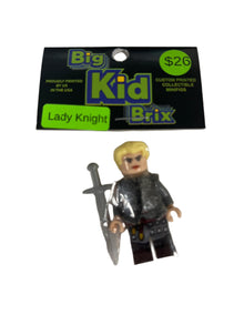 Lady Knight - BigKidBrix Custom Printed Minifig