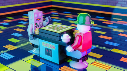 Blockey Kong (Cocktail Style) - B3 Customs Arcade Machine