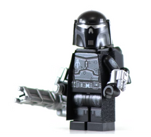 Black Mando Executioner - BigKidBrix Custom Printed Minifig
