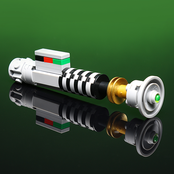 Luke's Green Mini Lightsaber - B3 Customs Building Set
