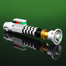 Luke's Green Mini Lightsaber - B3 Customs Building Set