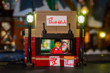 Brick-Fil-A Stand with Employee Minifig - B3 Customs Set