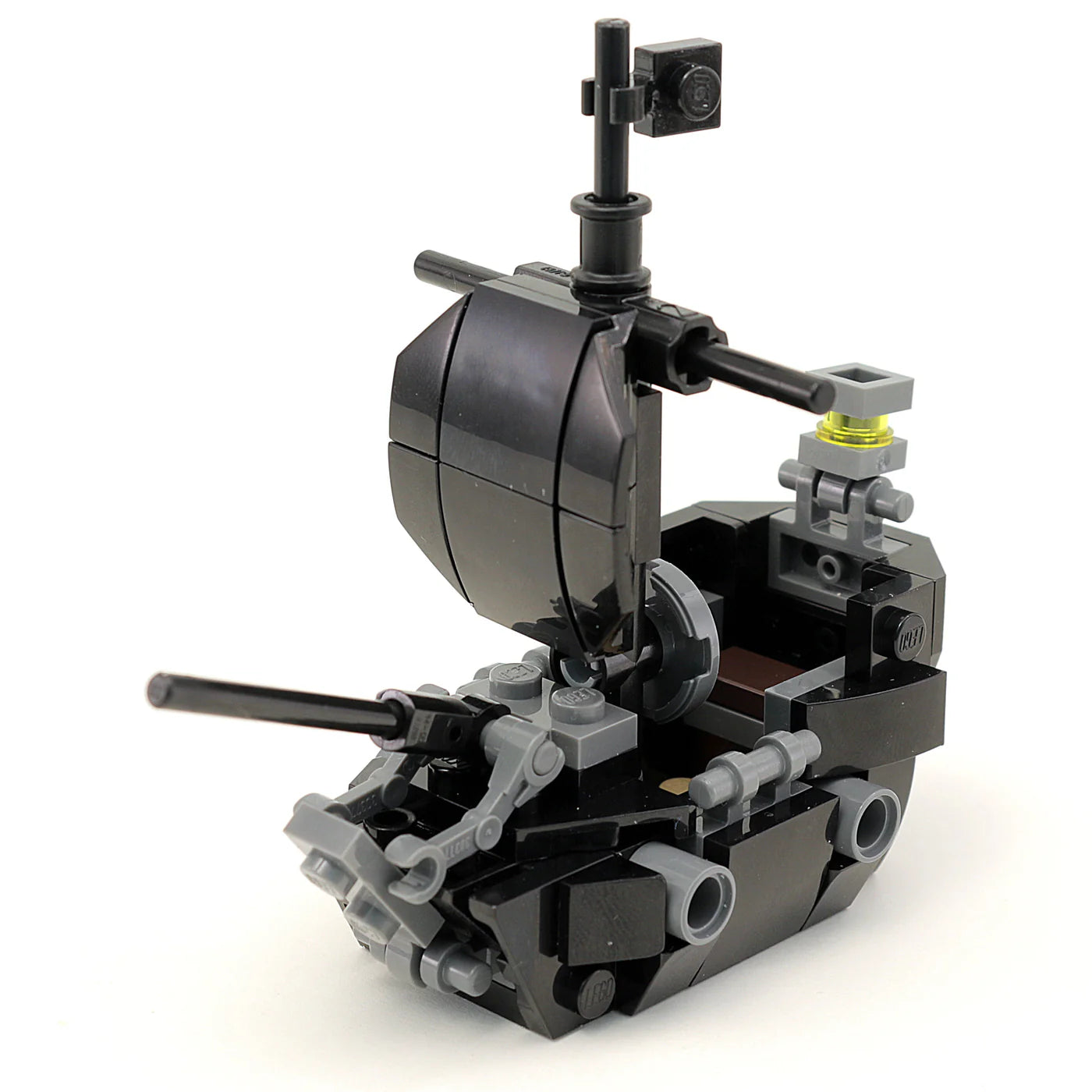 Black Ship (Pearl) with Jack Sparrow Minifigure - B3 Customs
