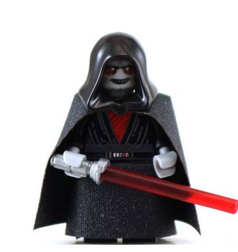 Dark Sidiot - BigKidBrix Custom Printed Minifig