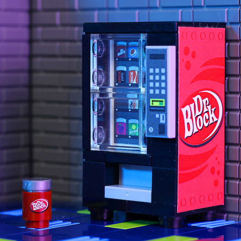 Vending Machine Block Dr. Block - B3 Customs Soda Vending Machine – BRICK STORE