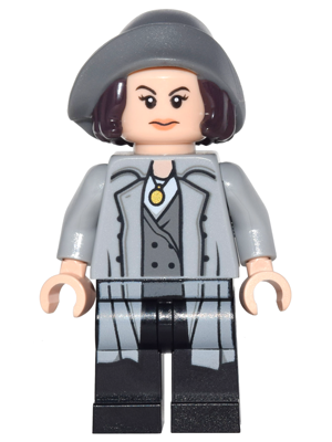 Tina Goldstein - Light Bluish Gray Trench Coat, Hair with Hat dim 029