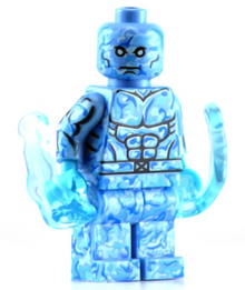 Glacier Man - BigKidBrix Custom Printed Minifig