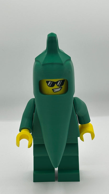 Green Chilli - Custom 3D Printed Megafig