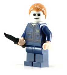 Halloween Masked Guy - BigKidBrix Custom Printed Minifig
