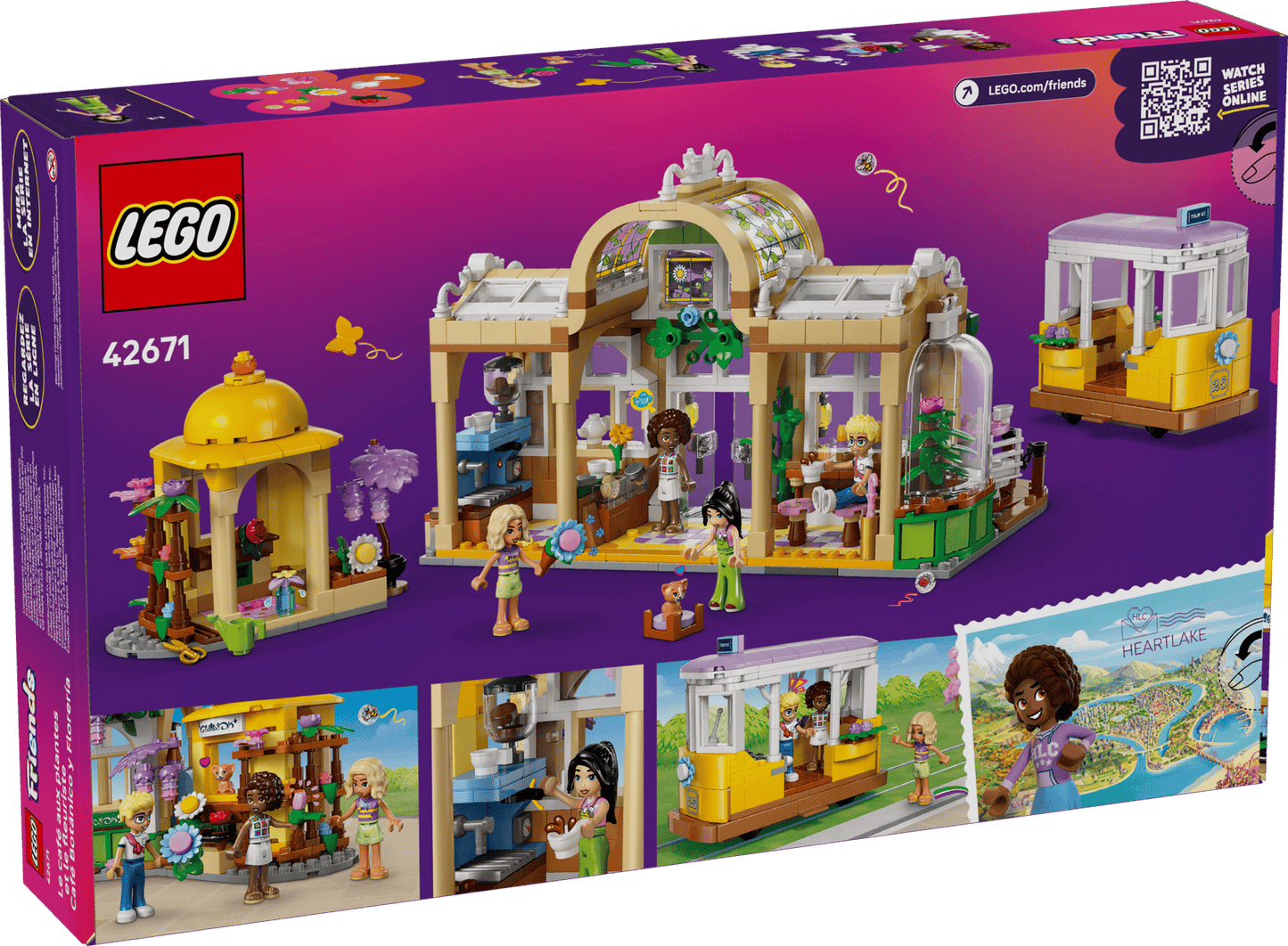 LEGO Friends 42671 Plant Cafe & Flower Shop