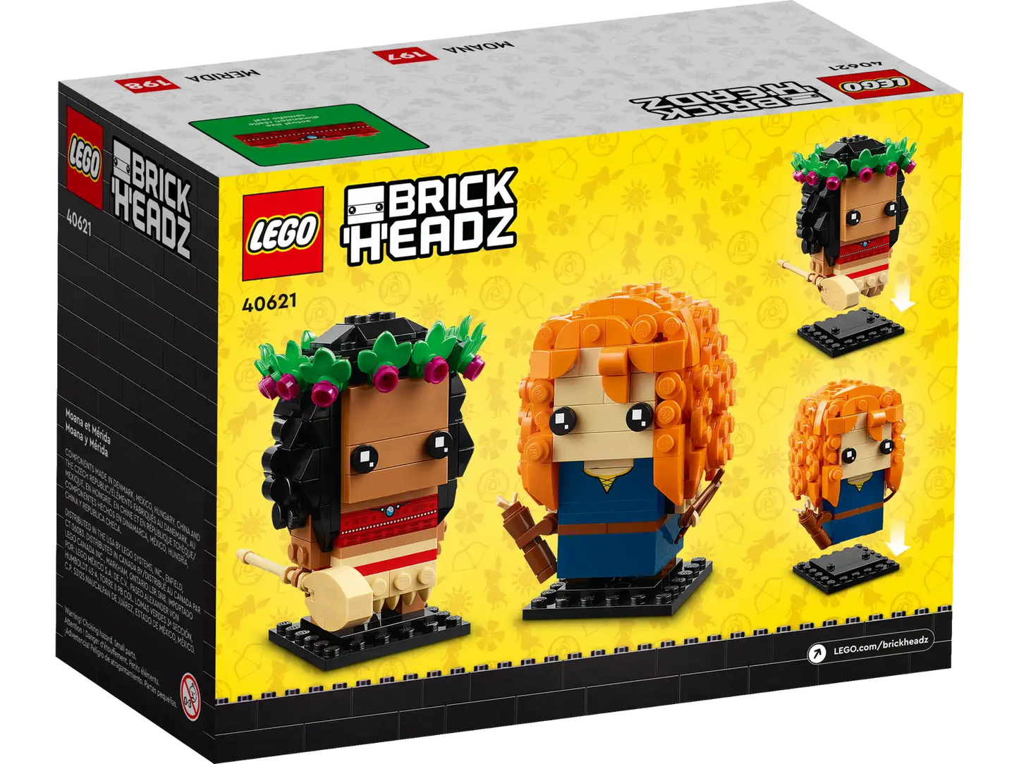 LEGO Brickheadz 40621 Disney Moana & Meridia