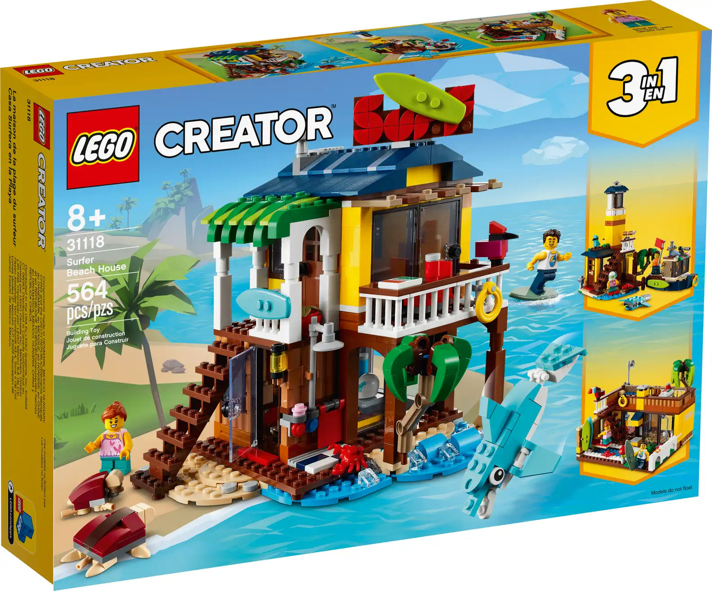 LEGO Creator 3in1 31118 Surfer Beach House