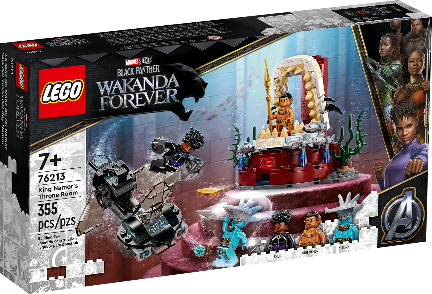 LEGO Marvel Black Panther 76213 King Namor’s Throne Room