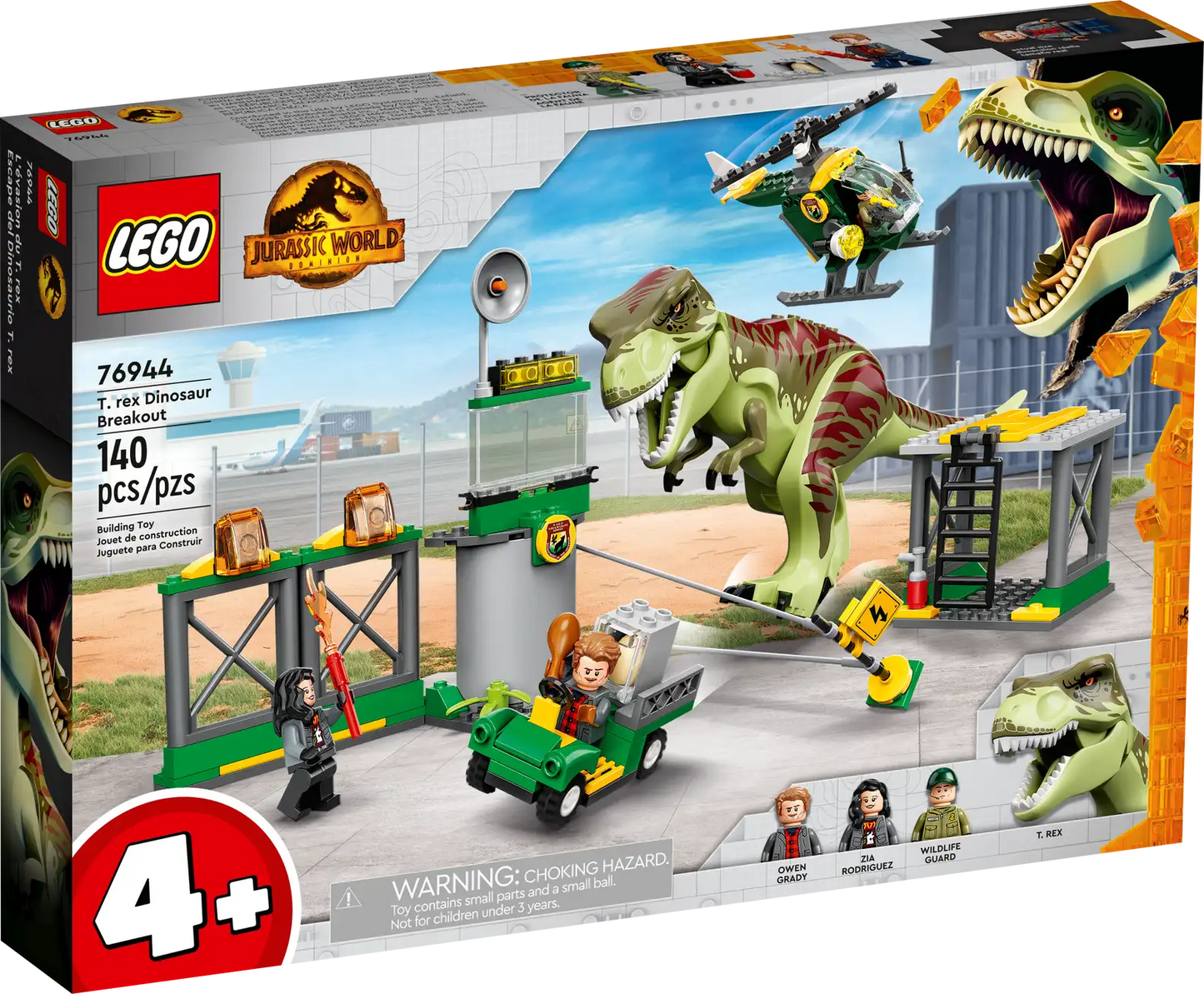 LEGO Jurassic World 76944 T. Rex Dinosaur Breakout