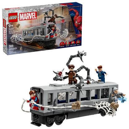 LEGO Marvel 76321 Spider-Man vs. Doc Ock Subway Train Scene