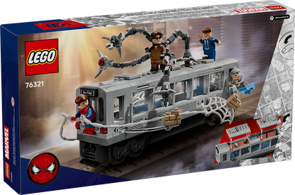 LEGO Marvel 76321 Spider-Man vs. Doc Ock Subway Train Scene