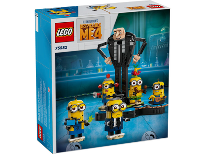 LEGO Despicable Me 4 75582 Brick-Built Gru and Minions