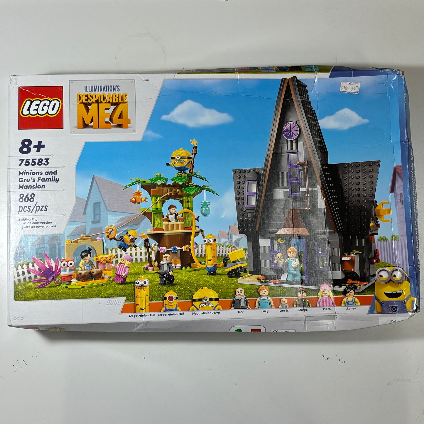 LEGO Despicable Me 4 75583 Minions and Gru's Family Mansion