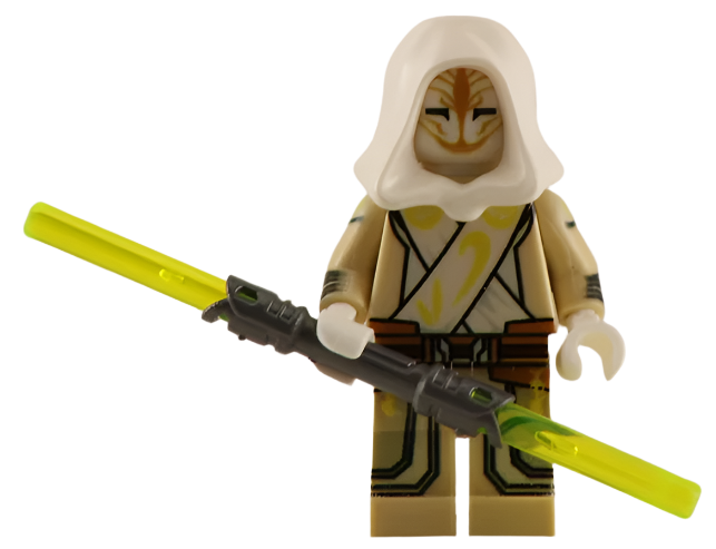 Light Temple Guard V3 - BigKidBrix Custom Printed Minifig