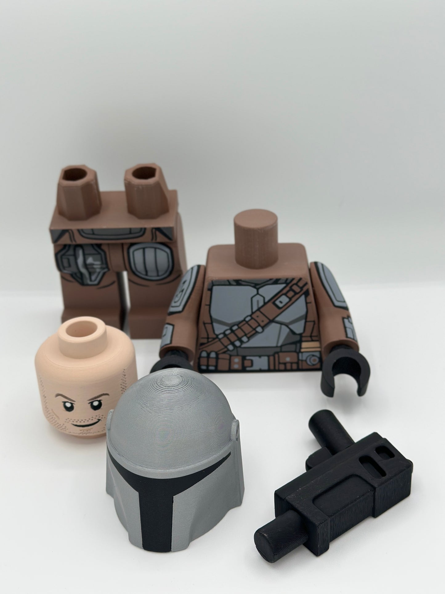 Mandoe - Custom 3D Printed Megafig
