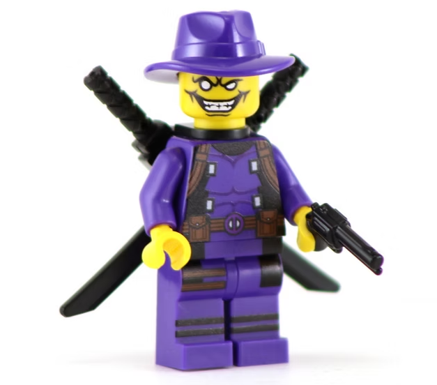MercPool Purple Cap - BigKidBrix Custom Printed Minifig