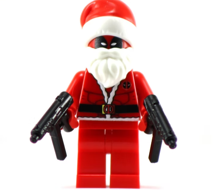 MercPool Santa - BigKidBrix Custom Printed Minifig