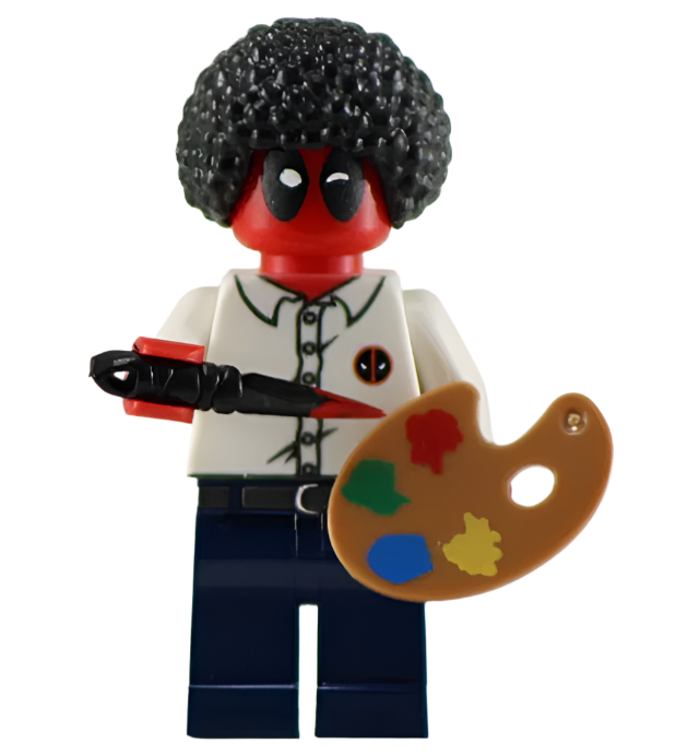Mercpool Painter - BigKidBrix Custom Printed Minifig