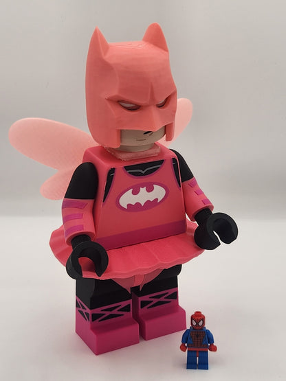 Pink Manbat - Custom 3D Printed Megafigs