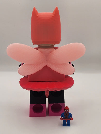 Pink Manbat - Custom 3D Printed Megafigs