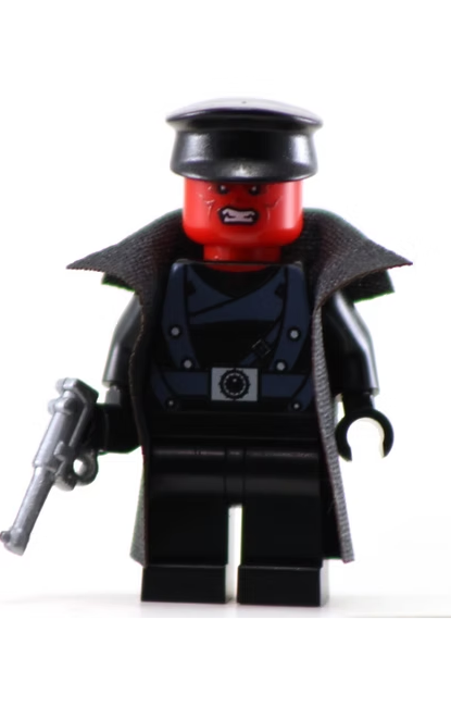 Red Anti Hero - BigKidBrix Custom Printed Minifig