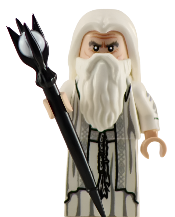 Saru White - BigKidBrix Custom Printed Minifig