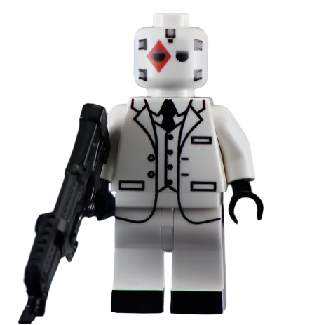 Crazy Card - BigKidBrix Custom Printed Minifig