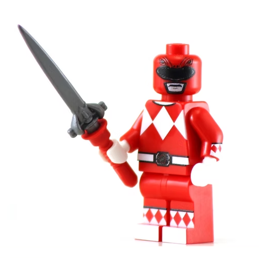 Red Ranger - BigKidBrix Custom Printed Minifig