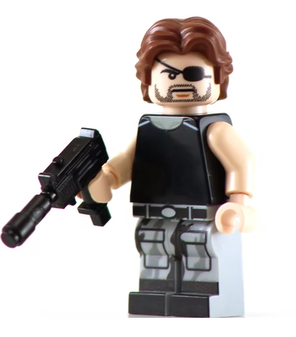 Snake Plissken - BigKidBrix Custom Printed Minifig