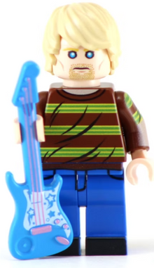 Curt Kobane - BigKidBrix Custom Printed Minifig