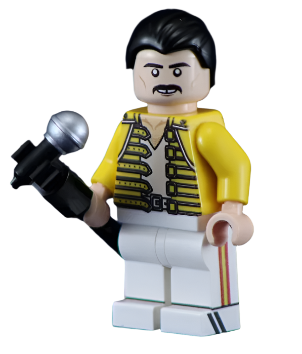 Rock Queen Freddie - BigKidBrix Custom Printed Minifig